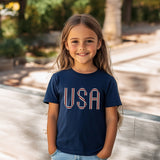 Retro Navy USA Youth Classic Tee