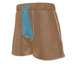 Milk Chocolate Squares Womens Lux Pajama Shorts