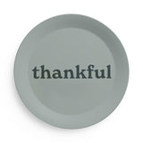 Thankful Sage Green & Spruce Blue Party Plate