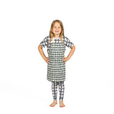 Midnight Modern Plaid Apron