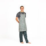 Midnight Modern Plaid Apron