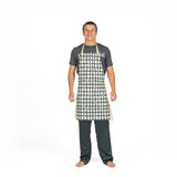 Midnight Modern Plaid Apron