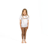 Milk Chocolate Squares Kids Legging Pajama Bottoms