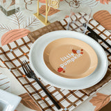 Milk Chocolate Modern Plaid Tray