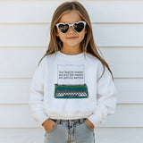 Teacher Love Story Youth Crewneck Sweatshirt