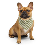 Moss Stripe Pet Bandana