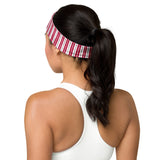 Viva Magenta Stripe Headband