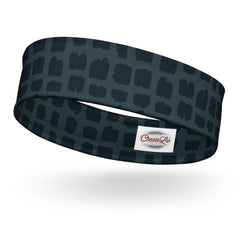 Midnight Modern Squares Headband