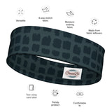 Midnight Squares Headband