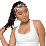 Dark Chocolate Cherry Blossom Headband