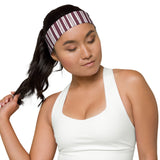 Mulberry Stripe Headband