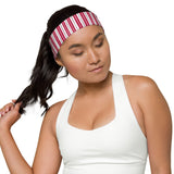 Viva Magenta Stripe Headband