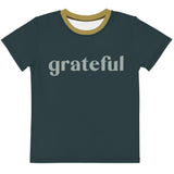 Grateful Midnight Black & Citrine Kids Poly Blend T-Shirt