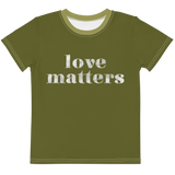 Love Matters Kids Poly Blend T-shirt