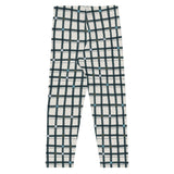 Midnight Modern Plaid Kid's Leggings