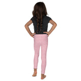 Pink Squares Kid's Leggings