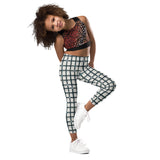 Midnight Modern Plaid Kid's Leggings