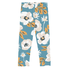 Blue Bouquet Kid's Leggings