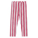 Viva Magenta Stripe Kid's Leggings