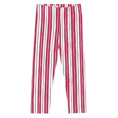 Viva Magenta Stripe Kid's Leggings