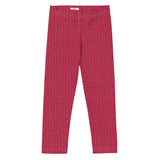 Viva Magenta Squares Kid's Leggings