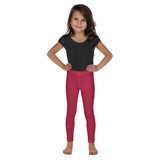 Viva Magenta Squares Kid's Leggings