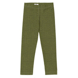 Olive Squares Kid's Leggings