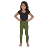 Olive Squares Kid's Leggings