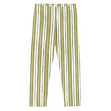 Moss Stripe Kid's Leggings