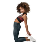 Midnight Squares Kid's Leggings