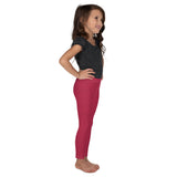 Viva Magenta Squares Kid's Leggings