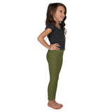 Olive Squares Kid's Leggings