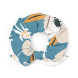 Blue Bouquet Recycled Scrunchie