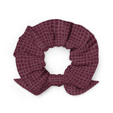 Mulberry Squares Recycled Scrunchie