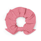 Peony Squares Recycled Scrunchie