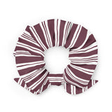 Mulberry Stripe Recycled Scrunchie