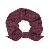 Mulberry Squares Recycled Scrunchie