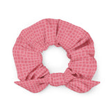 Peony Squares Recycled Scrunchie