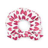 Hearts Recycled Scrunchie