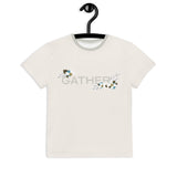 Gather Cream & Gray Youth Poly Blend T-Shirt