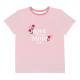 Love My Mom Youth (Poly Blend) Crew Neck T-Shirt