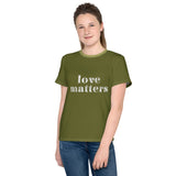 Love Matters Youth Poly Blend T-Shirt