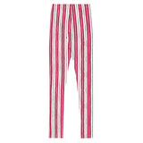 Viva Magenta Stripe Youth Leggings