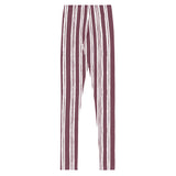 Mulberry Stripe Youth Leggings