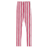 Viva Magenta Stripe Youth Leggings