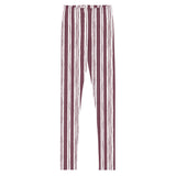 Mulberry Stripe Youth Leggings