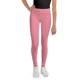 Peony Squares Youth Leggings