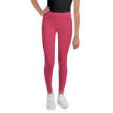 Rose Squares Youth Leggings