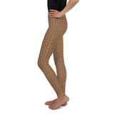 Milk Chocolate Squares Youth Leggings