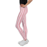 Peony Stripe Youth Leggings